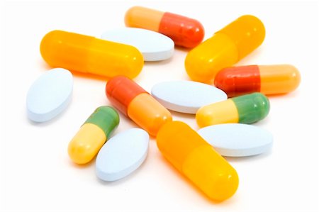 a lot of various kinds of drugs in different colours Foto de stock - Super Valor sin royalties y Suscripción, Código: 400-04533433
