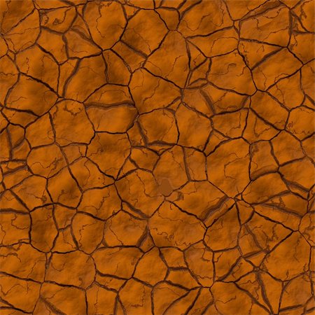 etch - Cracked parched earth ground surface texture illustration Stock Photo - Budget Royalty-Free & Subscription, Code: 400-04544106