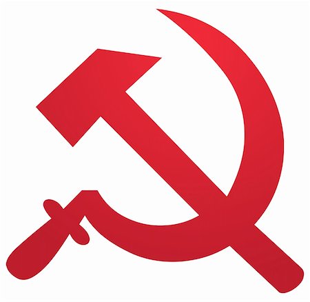 soviet style - Soviet USSR hammer and sickle political symbol Stock Photo - Budget Royalty-Free & Subscription, Code: 400-04544117