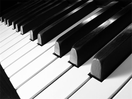 récital - old piano keyboard fragment Photographie de stock - Aubaine LD & Abonnement, Code: 400-04544758