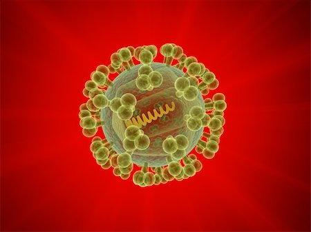 simsearch:400-03993646,k - 3d rendered close up of an isolated hi virus Stock Photo - Budget Royalty-Free & Subscription, Code: 400-04545717