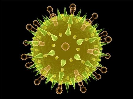 simsearch:400-03993646,k - 3d rendered illustration of an isolated influenza viruse Stock Photo - Budget Royalty-Free & Subscription, Code: 400-04545727