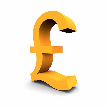 Pound symbol 3d rendered image Stock Photo - Budget Royalty-Free & Subscription, Code: 400-04546013