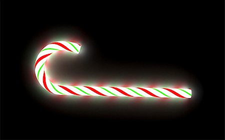simsearch:400-04271654,k - 3d render of a glowing christmas candy cane Photographie de stock - Aubaine LD & Abonnement, Code: 400-04546046