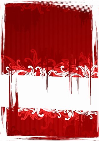 simsearch:400-03998090,k - Vector illustration of red grungy wallpaper Foto de stock - Super Valor sin royalties y Suscripción, Código: 400-04546855