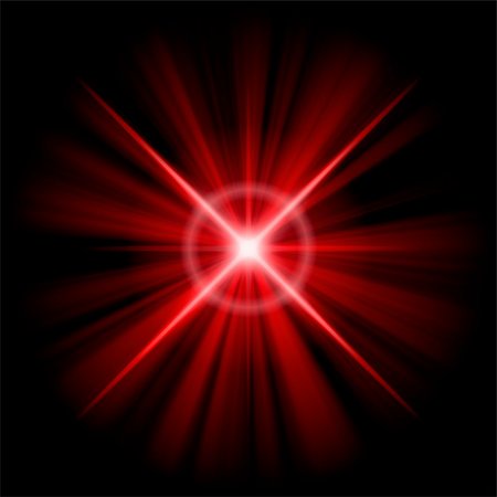 radiating red star or supernova over black Foto de stock - Super Valor sin royalties y Suscripción, Código: 400-04547371
