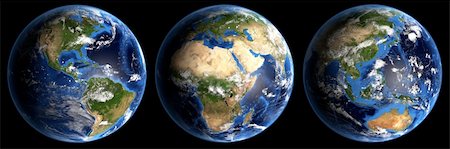 3d image of planet Earth in high definition Photographie de stock - Aubaine LD & Abonnement, Code: 400-04547426