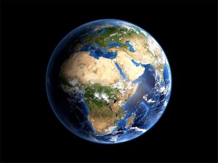 3d image of planet Earth in high definition Stock Photo - Budget Royalty-Free & Subscription, Code: 400-04547432