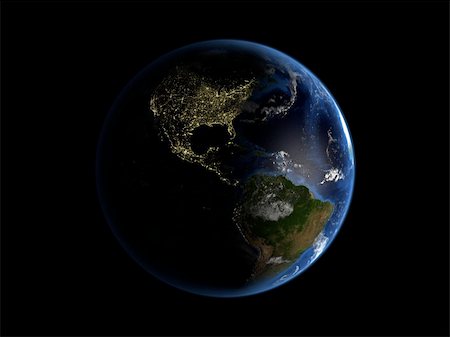 3d image of planet Earth in high definition Stock Photo - Budget Royalty-Free & Subscription, Code: 400-04547433