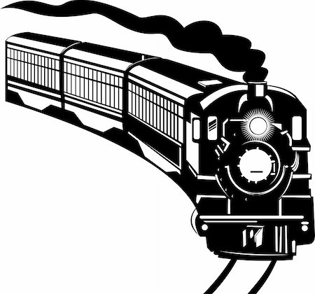 Vector art on rail transport Stock Photo - Budget Royalty-Free & Subscription, Code: 400-04548202