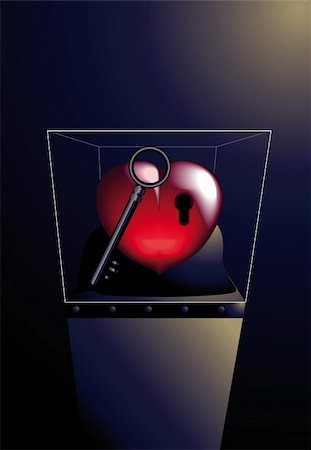 Heart enclosed Stockbilder - Microstock & Abonnement, Bildnummer: 400-04548596