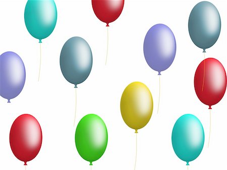 simsearch:400-05031229,k - Balloons. Bright, colourful, celebratory balloons. Abstraction - a background Stockbilder - Microstock & Abonnement, Bildnummer: 400-04549614