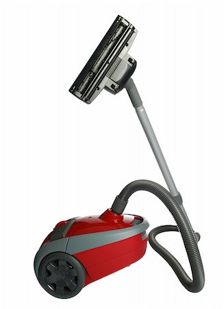 simsearch:400-04711767,k - Vacuum cleaner. Devices for cleaning premises, it is isolated on a white background Photographie de stock - Aubaine LD & Abonnement, Code: 400-04549633