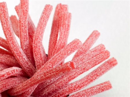 simsearch:400-04043162,k - Fizzy Strawberry Lace Sweets Stock Photo - Budget Royalty-Free & Subscription, Code: 400-04540269