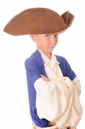 rogues - Boy Pirate isolated on white Stockbilder - Microstock & Abonnement, Bildnummer: 400-04541497