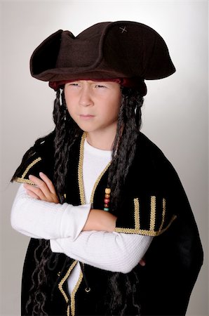 rogues - Boy Pirate isolated on black Stockbilder - Microstock & Abonnement, Bildnummer: 400-04541800