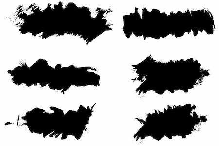 simsearch:400-06876703,k - Vector - Grunge ink splat brush can be used for border, text insertion or background Foto de stock - Royalty-Free Super Valor e Assinatura, Número: 400-04542207