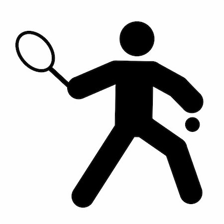 raphtong (artist) - logo of tennis Fotografie stock - Microstock e Abbonamento, Codice: 400-04542249