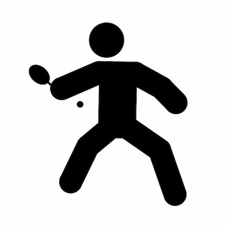 raphtong (artist) - logo of table tennis Fotografie stock - Microstock e Abbonamento, Codice: 400-04542250