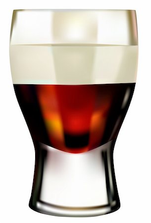 illustration with a glass of Alcoholic drink (Mesh) Photographie de stock - Aubaine LD & Abonnement, Code: 400-04543576