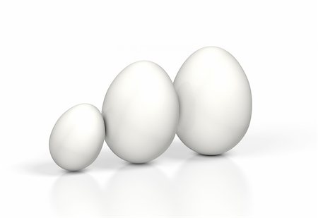 egg with jewels - white egg isolated on white background Stock Photo - Budget Royalty-Free & Subscription, Code: 400-04555297