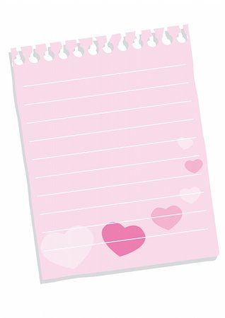 simsearch:400-06630484,k - Sheet of paper with hearts for St. Valentine day. You can put in your text. Stock Photo - Budget Royalty-Free & Subscription, Code: 400-04555429