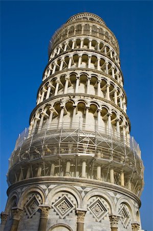 simsearch:400-07569673,k - Leaning Tower of Pisa, Tuscany area of Italy Foto de stock - Royalty-Free Super Valor e Assinatura, Número: 400-04555593