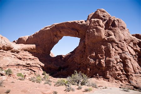rock arch utah - Turret Arch - Rock formation in Arches National Park in Utah, USA Stock Photo - Budget Royalty-Free & Subscription, Code: 400-04556604