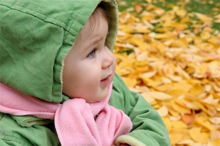 simsearch:400-04067084,k - baby at a park in Autumn Stock Photo - Budget Royalty-Free & Subscription, Code: 400-04556655