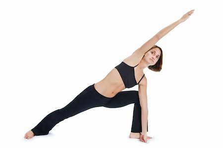 Young female gymnast practicing yoga. Foto de stock - Royalty-Free Super Valor e Assinatura, Número: 400-04556835