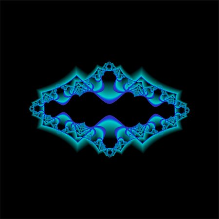 patballard (artist) - An abstract fractal done in cool shades of blue ad green to look like carved jade. Stock Photo - Budget Royalty-Free & Subscription, Code: 400-04556921