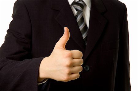 simsearch:400-04129711,k - Thumbs up. Businessman shownig everything is OK. Stock Photo - Budget Royalty-Free & Subscription, Code: 400-04557018