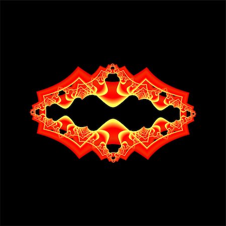 patballard (artist) - An abstract fractal done in hot shades of orange and yellow. Stock Photo - Budget Royalty-Free & Subscription, Code: 400-04557117