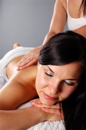 simsearch:400-04517890,k - woman relaxing in massage Stock Photo - Budget Royalty-Free & Subscription, Code: 400-04558284