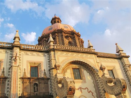 santa rosa - 18th century church of Santa Rosa de Viterbo in Queretaro, Mexico. Photographie de stock - Aubaine LD & Abonnement, Code: 400-04558394