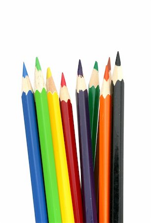 Colored Pencils Photographie de stock - Aubaine LD & Abonnement, Code: 400-04558685