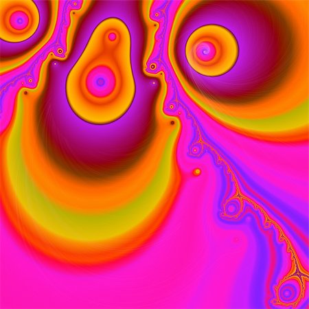 simsearch:400-05071595,k - Background design with fractals in red, purple, yellow, orange, blue Stock Photo - Budget Royalty-Free & Subscription, Code: 400-04559183