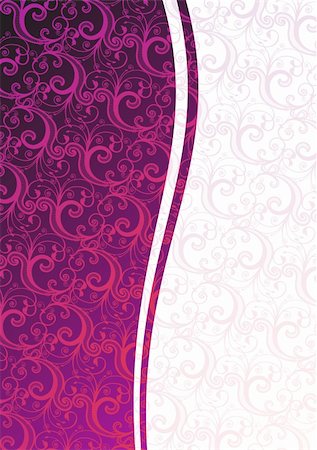 simsearch:400-05704498,k - Vector pink floral background with copy-space Photographie de stock - Aubaine LD & Abonnement, Code: 400-04551133