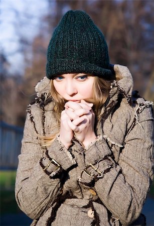 depressed woman in the street - Sad Young Woman. International Economic Crisis Series Stock Photo - Budget Royalty-Free & Subscription, Code: 400-04551837