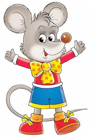 funny mice - Isolated clip-art / children’s book illustration for your design Stock Photo - Budget Royalty-Free & Subscription, Code: 400-04552327