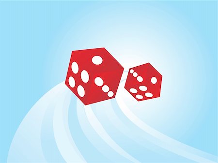 symbols dice - abstract vector dice, wallpaper Stock Photo - Budget Royalty-Free & Subscription, Code: 400-04552359