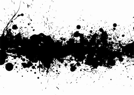 simsearch:400-04497286,k - Black and white ink splat background Stock Photo - Budget Royalty-Free & Subscription, Code: 400-04552506
