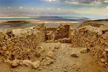 Ancient city Masada from Israel Fotografie stock - Microstock e Abbonamento, Codice: 400-04552833