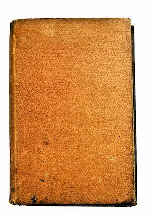 Old and worn book isolated on white Stock Photo - Budget Royalty-Free & Subscription, Code: 400-04564463