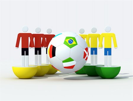 simsearch:400-06527636,k - virtual soccer team and soccer-ball with flags Foto de stock - Royalty-Free Super Valor e Assinatura, Número: 400-04565071