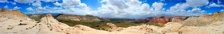 Panoramic Shot of Snow Canyon in St. George, Utah Stock Photo - Budget Royalty-Free & Subscription, Code: 400-04565252