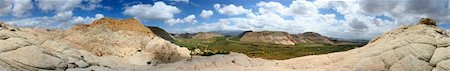 Panoramic Shot of Snow Canyon in St. George, Utah Stock Photo - Budget Royalty-Free & Subscription, Code: 400-04565253
