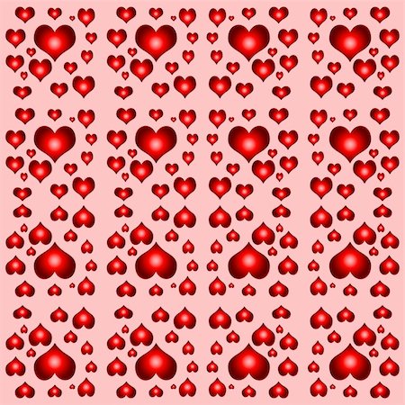 simsearch:400-05069638,k - seamless tileable background tile with many hearts Foto de stock - Royalty-Free Super Valor e Assinatura, Número: 400-04565472