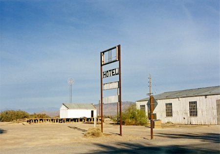 dead people in deserts - hotel sign death valley california Stock Photo - Budget Royalty-Free & Subscription, Code: 400-04566121