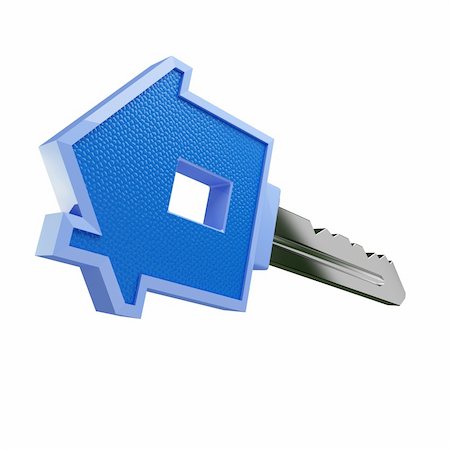 simsearch:400-04881139,k - blue  house key background Foto de stock - Royalty-Free Super Valor e Assinatura, Número: 400-04566262